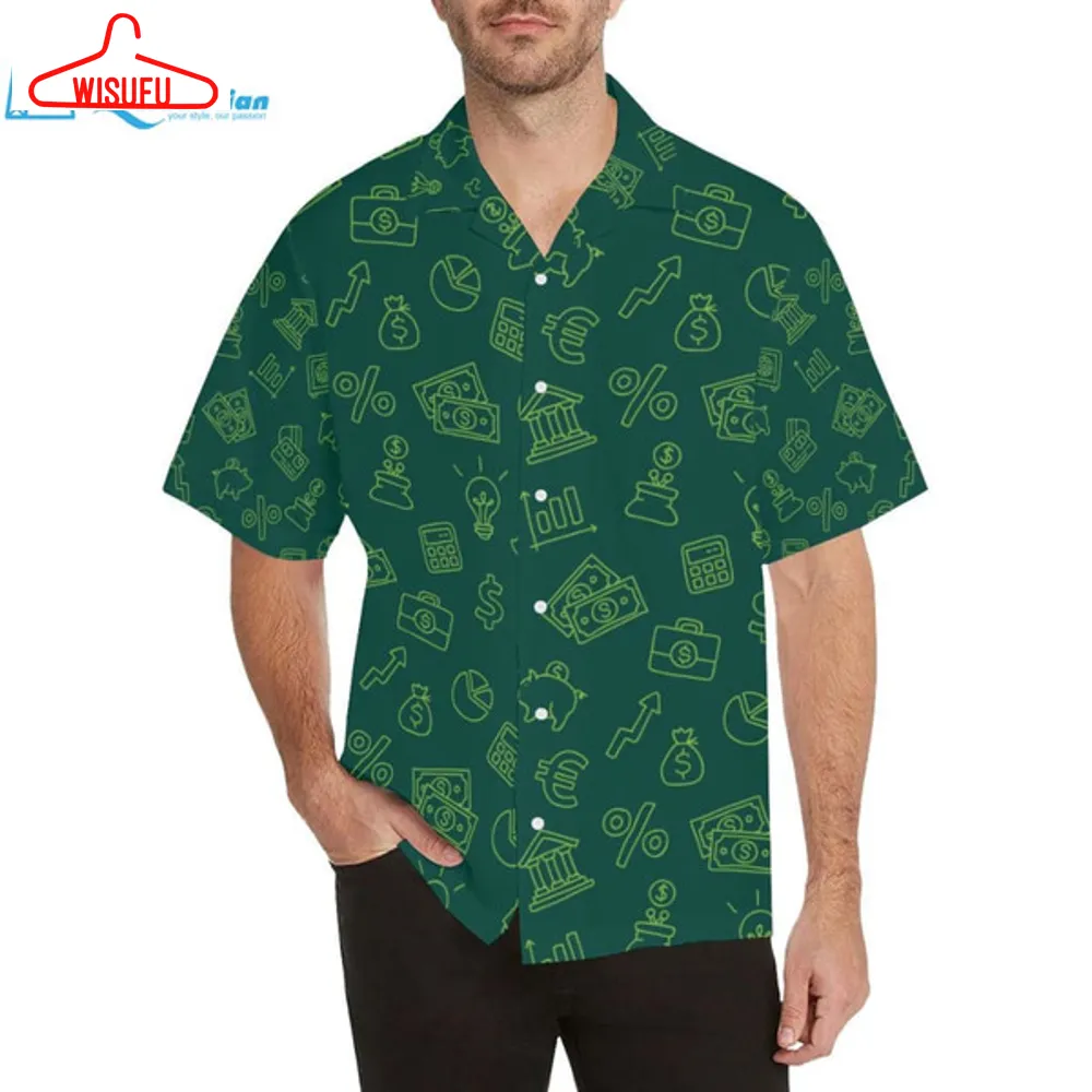 Accounting Financial Pattern Print Design Hawaiian Shirt, Best Gift Ideas, New Fashion Gifts