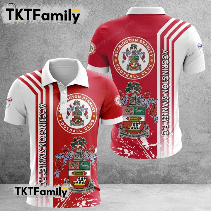 Accrington Stanley 3D Polo Shirt TKT Familys