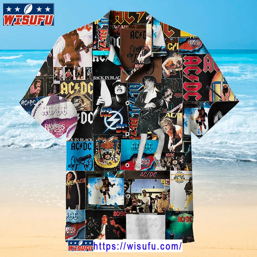 Acdc Collage - Hawaiian Shirt