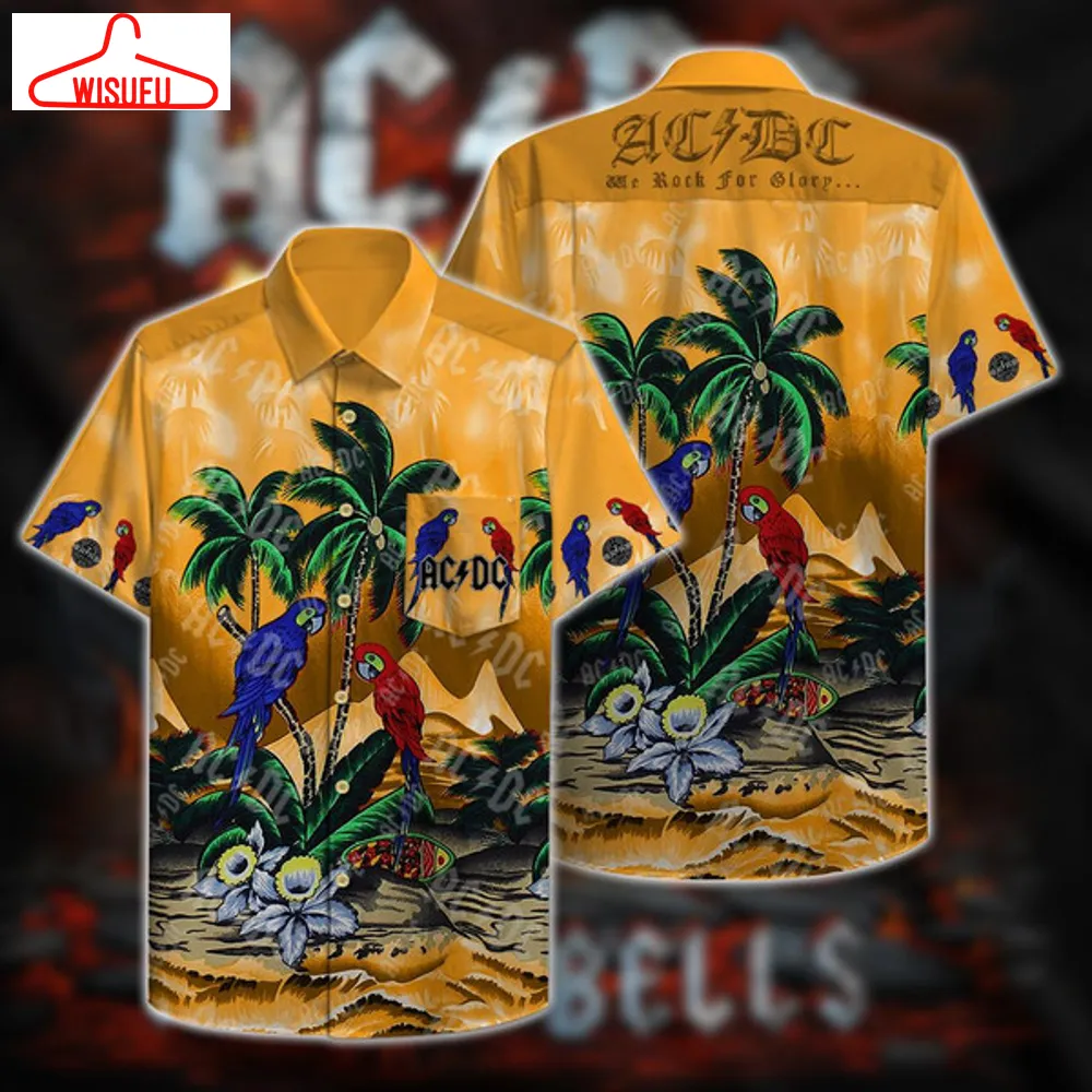 Acdc Hawaii Hawaiian Shirt Fashion Tourism For Men, Best Gift Ideas, New Fashion Gifts Vtbl98718