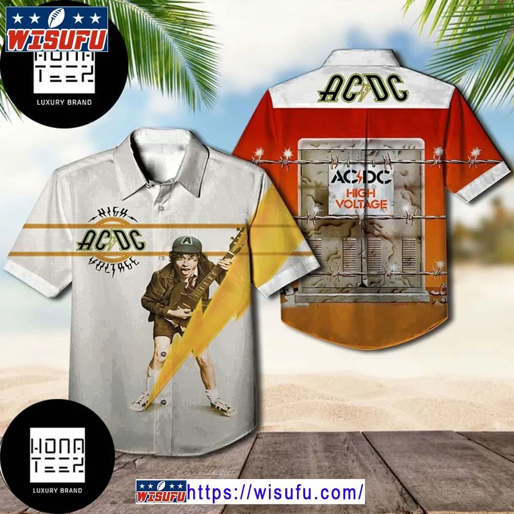 Acdc High Voltage Album Cover 2024 Trending Hawaiian Shirt