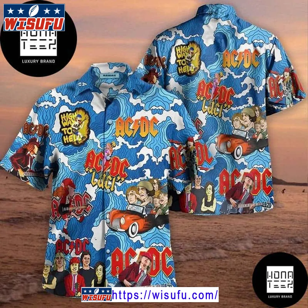 Acdc High Way To Hell 2024 Trending Hawaiian Shirt