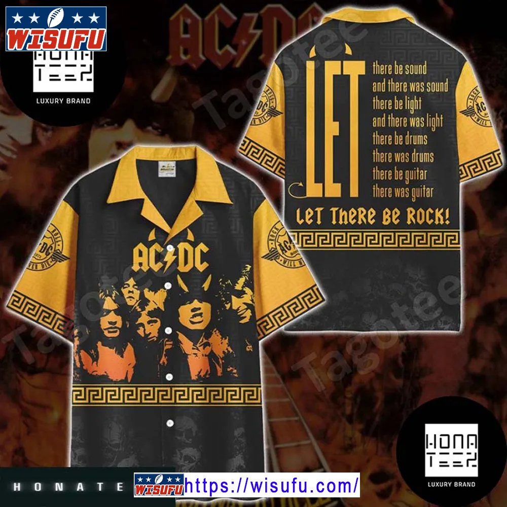 Acdc Let There Be Rock 2024 Trending Hawaiian Shirt