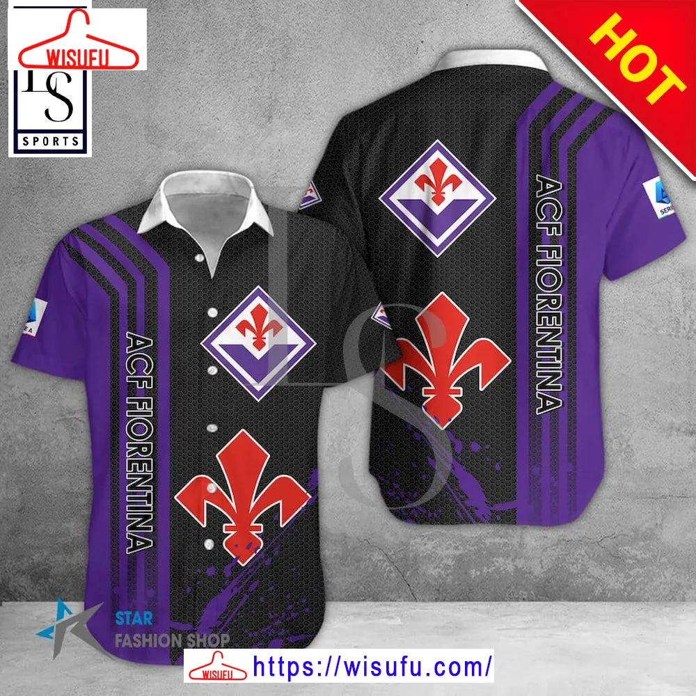 Acf Fiorentina Seria A Hawaiian Shirt, New Fashion Gifts