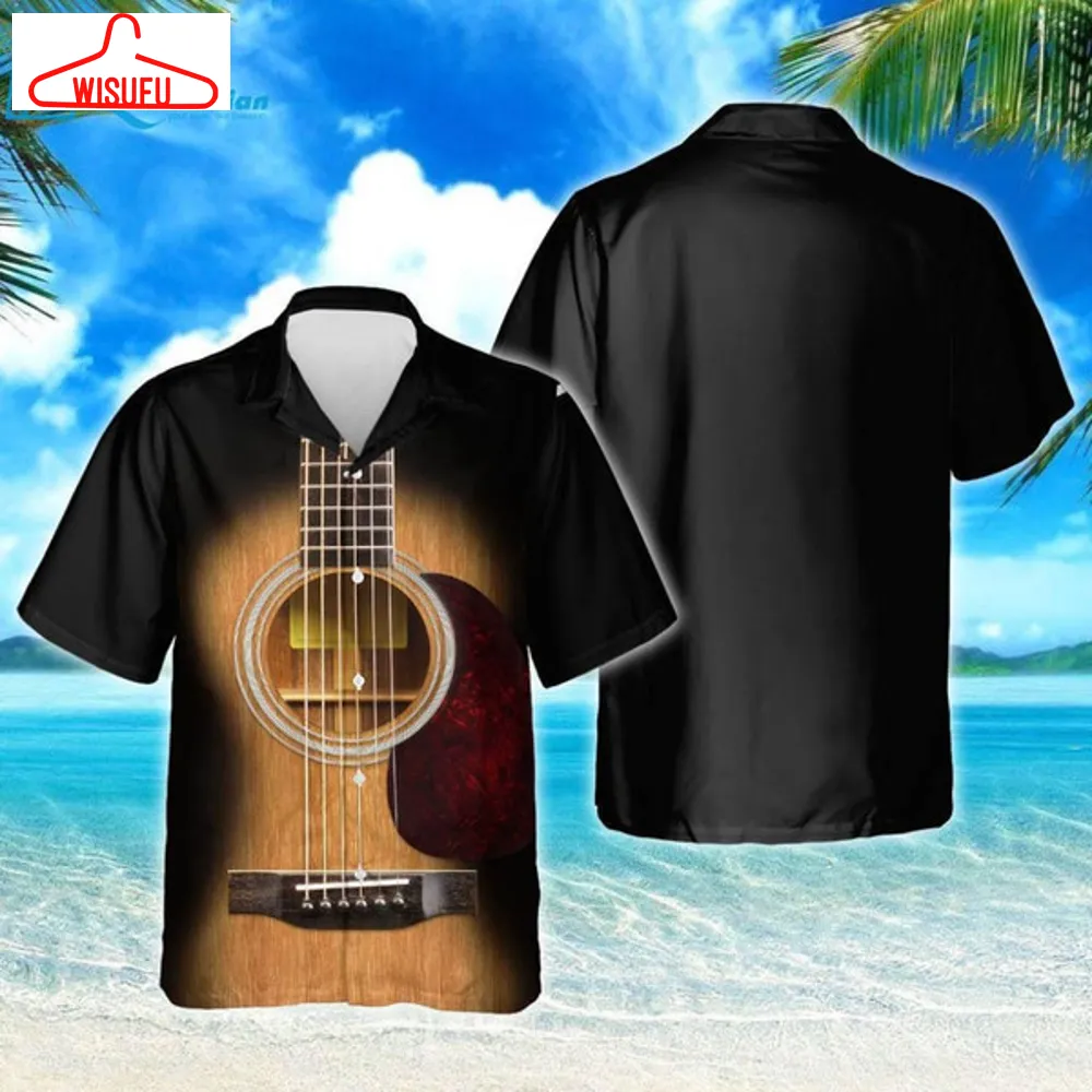 Acoustic Guitar Shirt Thh3198hw5 Hawaiian Print 3d, Best Gift Ideas, New Fashion Gifts