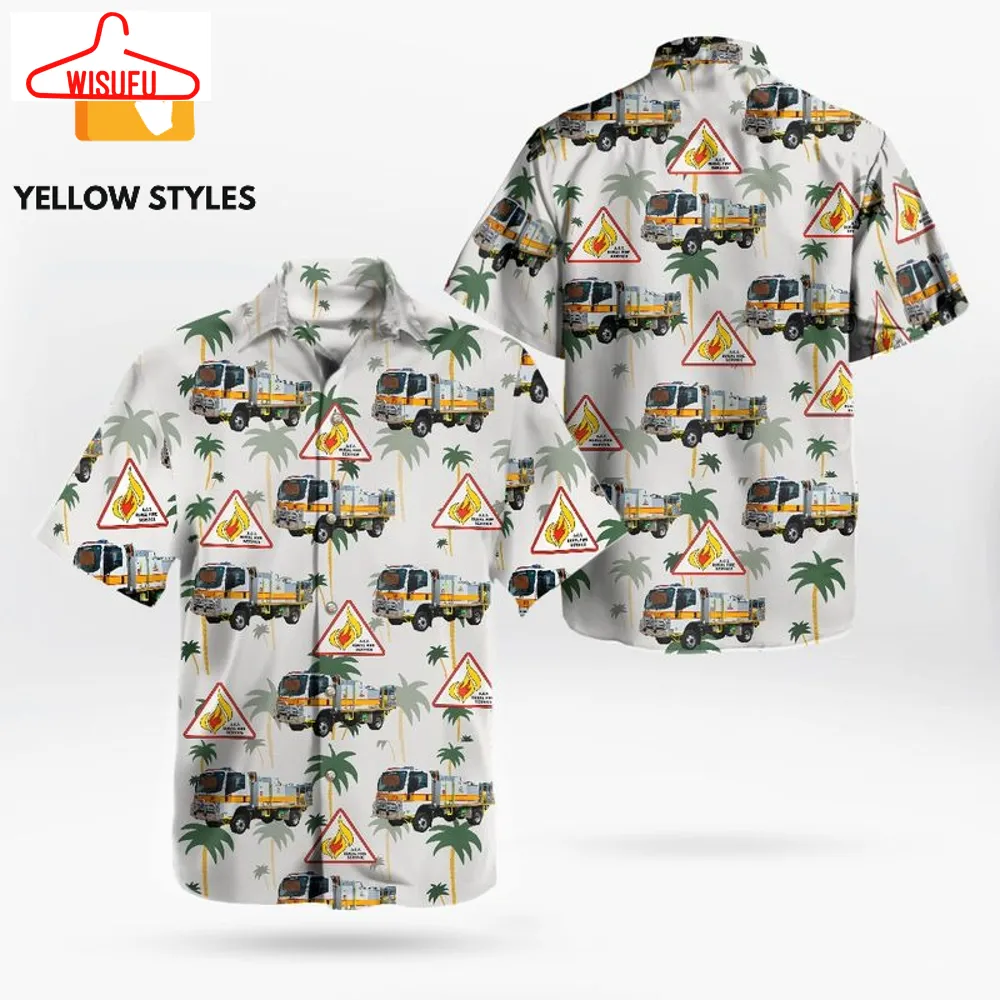 Act Rural Fire Service Tanker Hawaiian Shirt, New Fashion Gifts