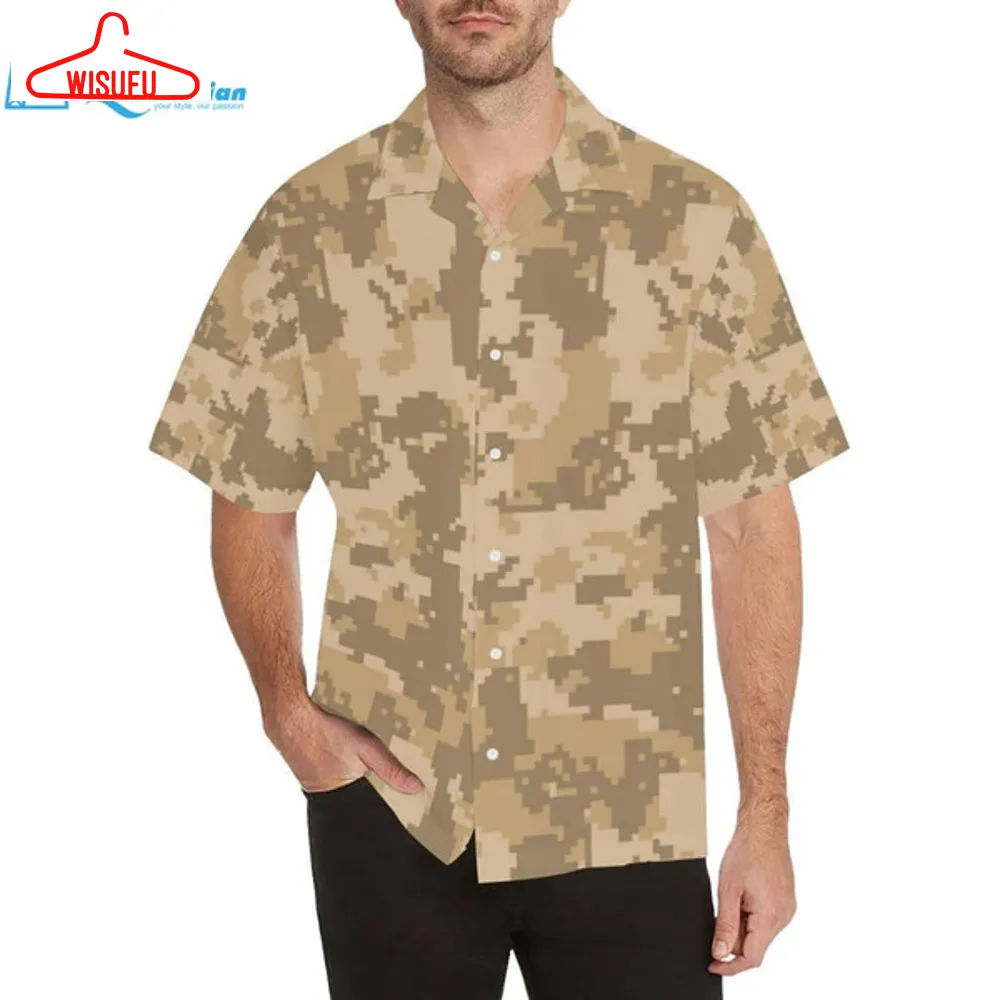 Acu Digital Desert Camouflage Hawaiian Shirt, Best Gift Ideas, New Fashion Gifts