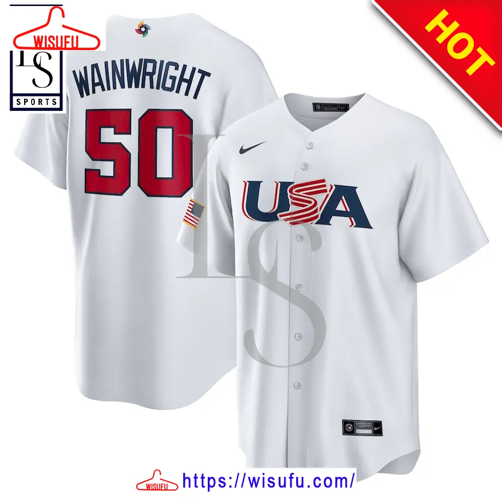 Adam Wainwright Usa Baseball Jersey, New Fashion Gifts