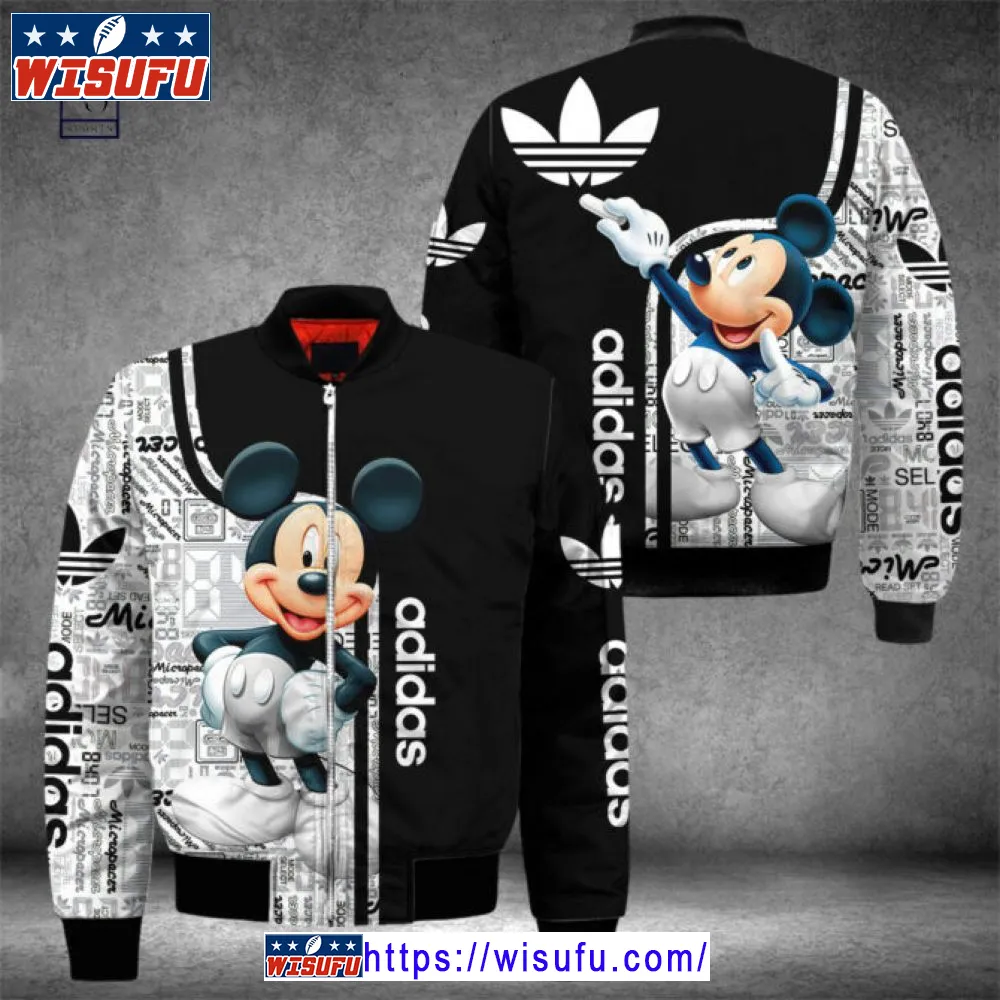 Adida.s Mickey Mouse 3d Bomber Jacket