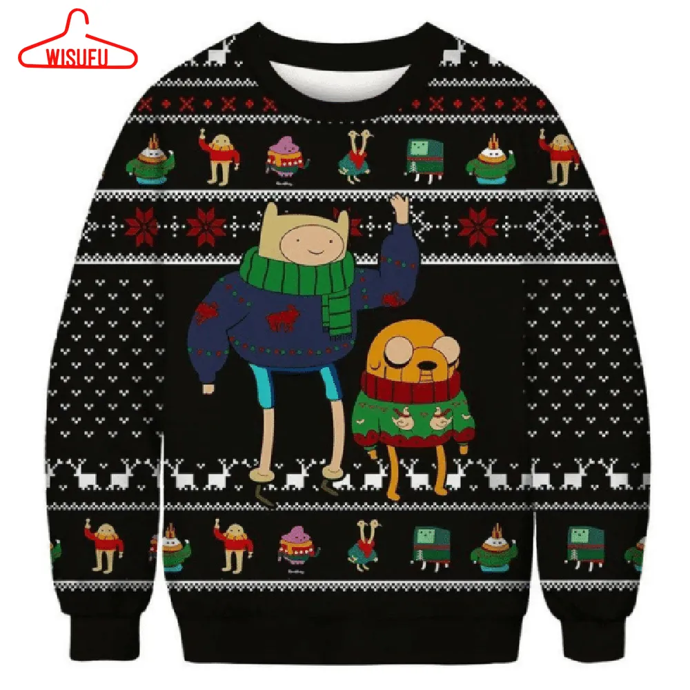 Adventure Time 1 Ugly Sweater Gifts, Adventure Time Gift Fan Ugly Sweater