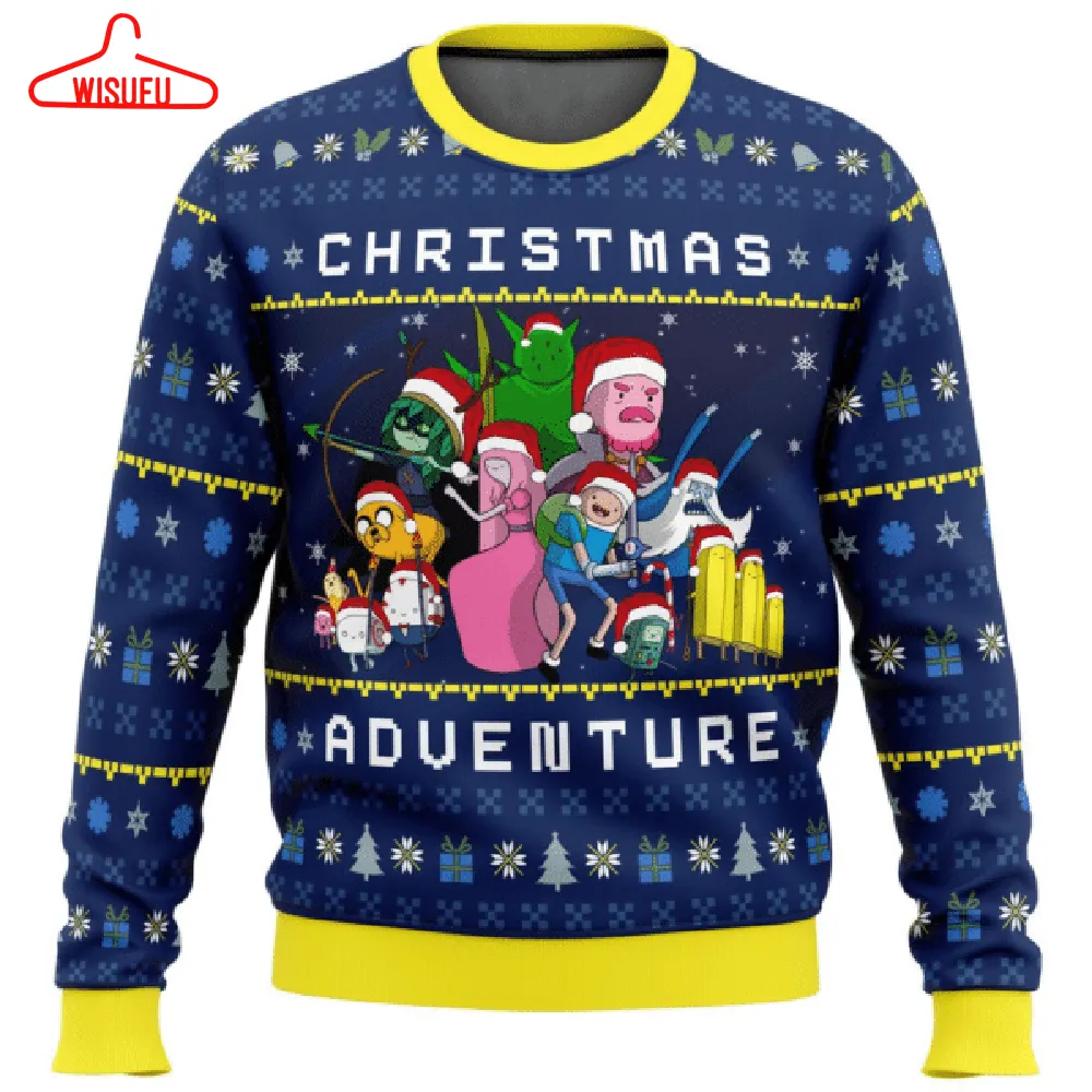 Adventure Time 3 Ugly Sweater Gifts, Adventure Time Gift Fan Ugly Sweater