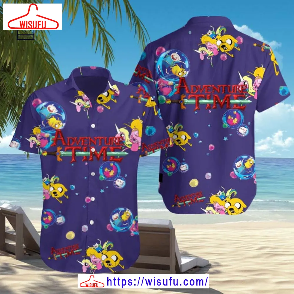 Adventure Time 3d Hawaiian Shirt, New Fashion Gifts