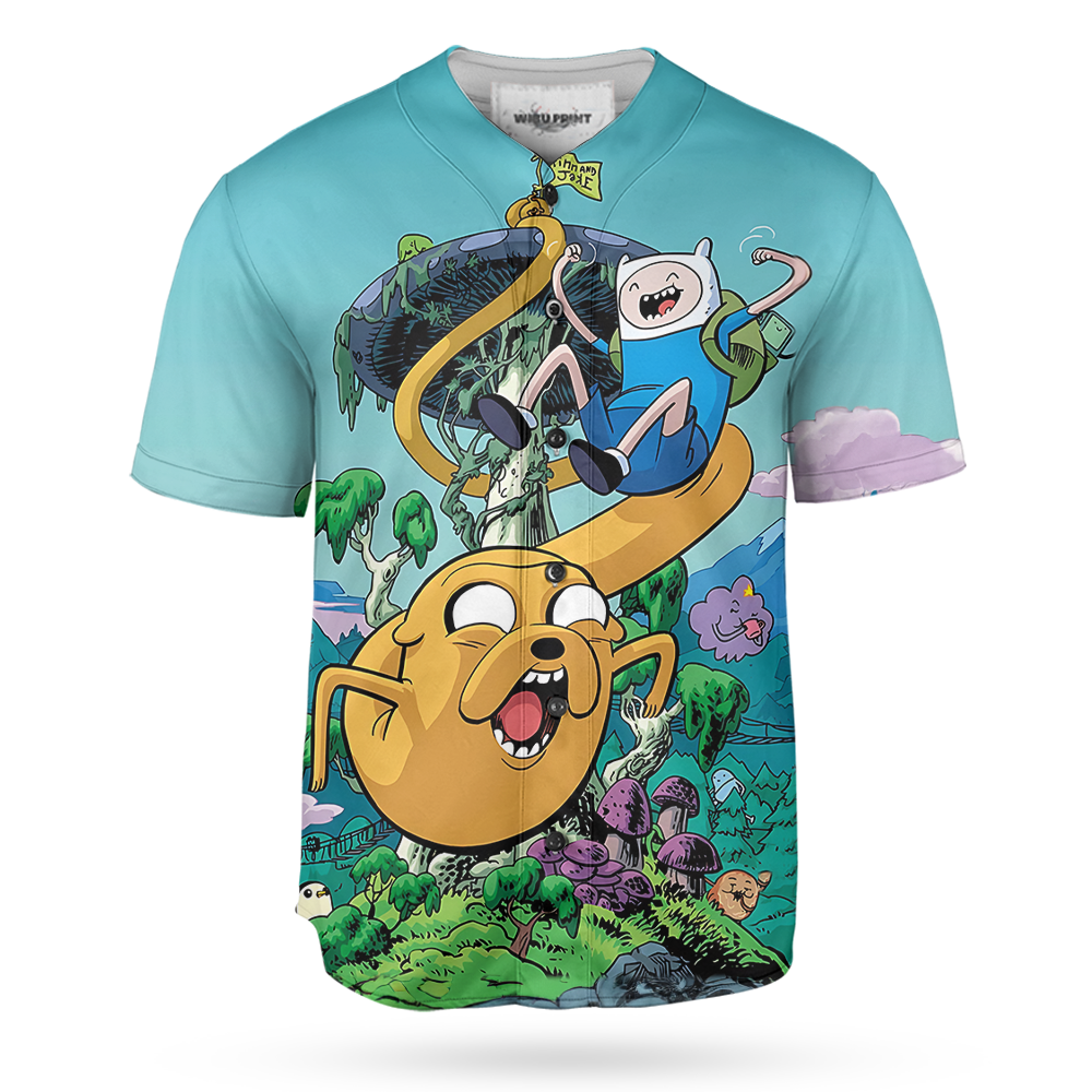 Adventure time cartoon Baseball Jersey 3N7