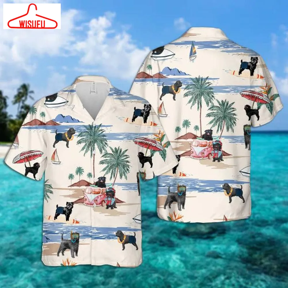 Affenpinscher Ummer Beach Hawaiian Shirt - For Men & Women - New Winter Fashion Shirt Gift For Family, New Fashion Gifts