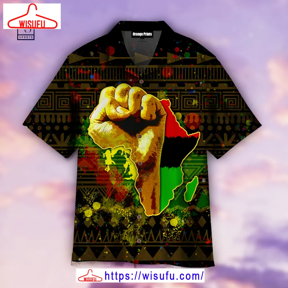 Africa Black Power Hawaiian Shirt, New Fashion Gifts