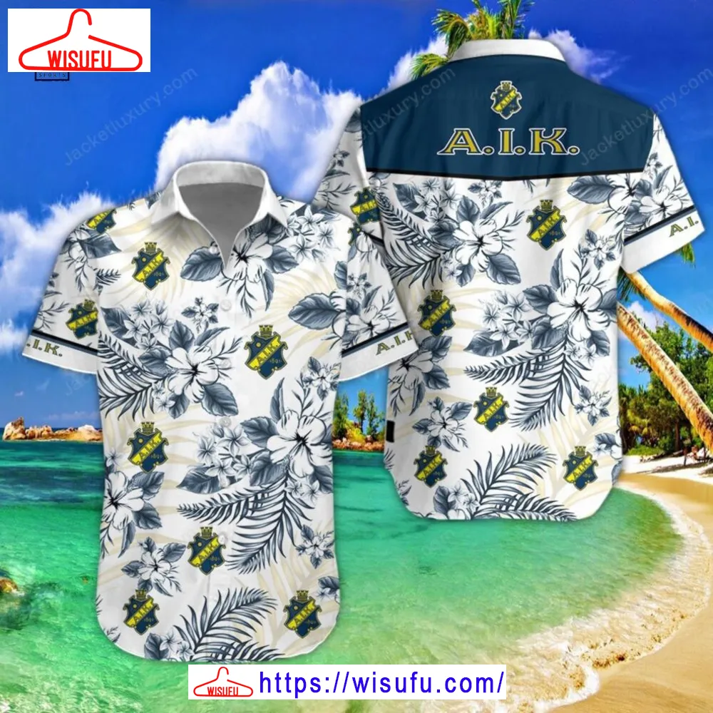 Aik Fotboll Hawaiian Shirt, New Fashion Gifts