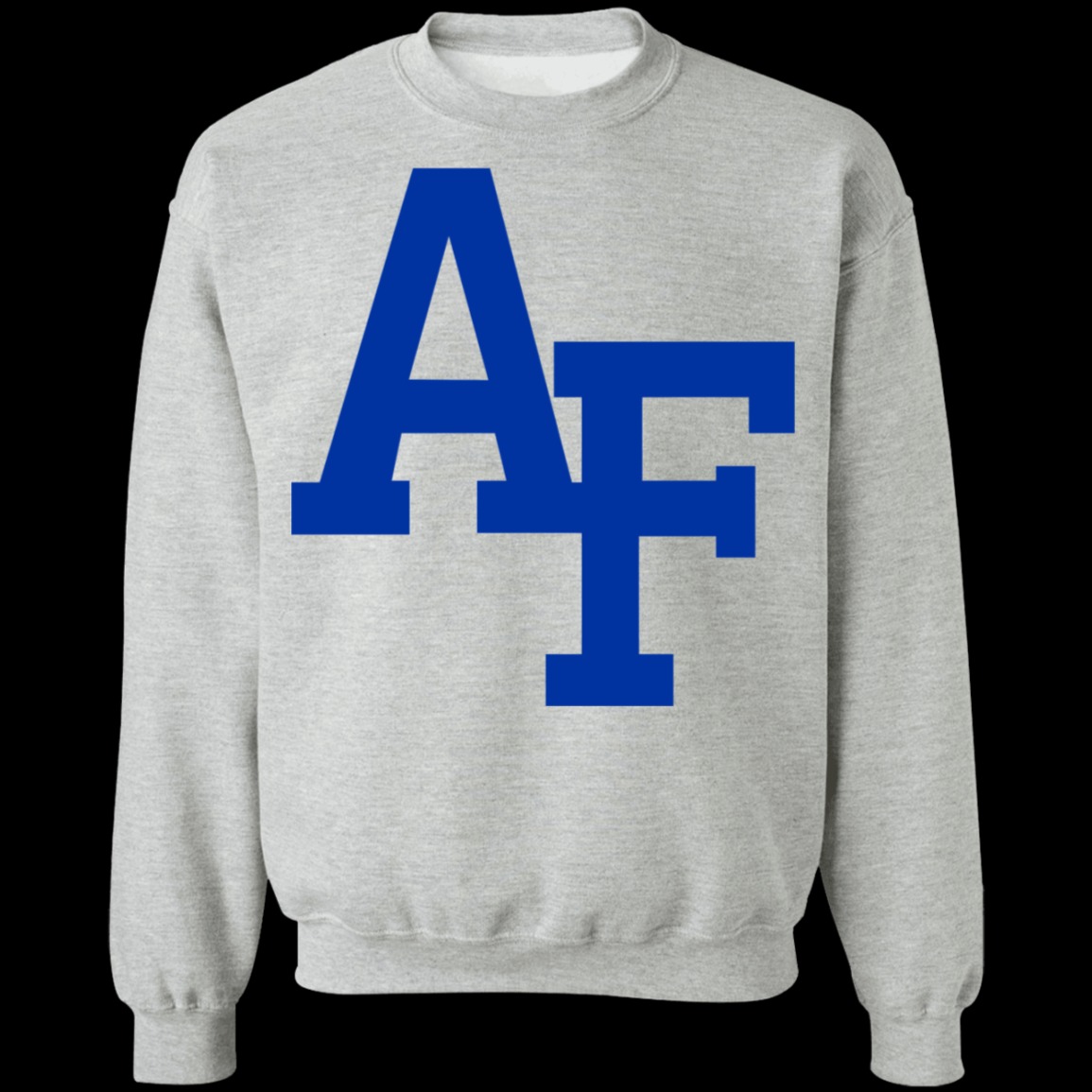 Air Force Falcons Logo Unisex Crewneck Sweatshirt-Sport Grey