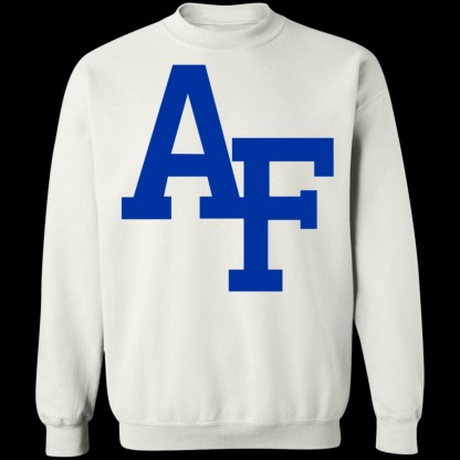 Air Force Falcons Logo Unisex Crewneck Sweatshirt-White