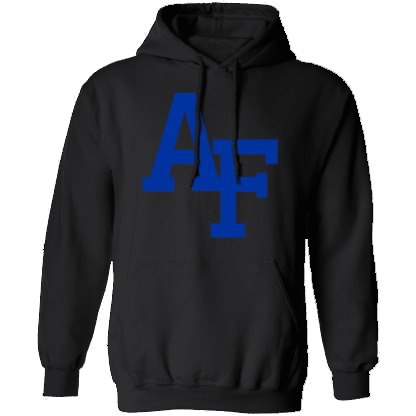 Air Force Falcons Logo Unisex Pullover Hoodie-Black