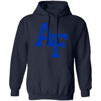 Air Force Falcons Logo Unisex Pullover Hoodie-Navy