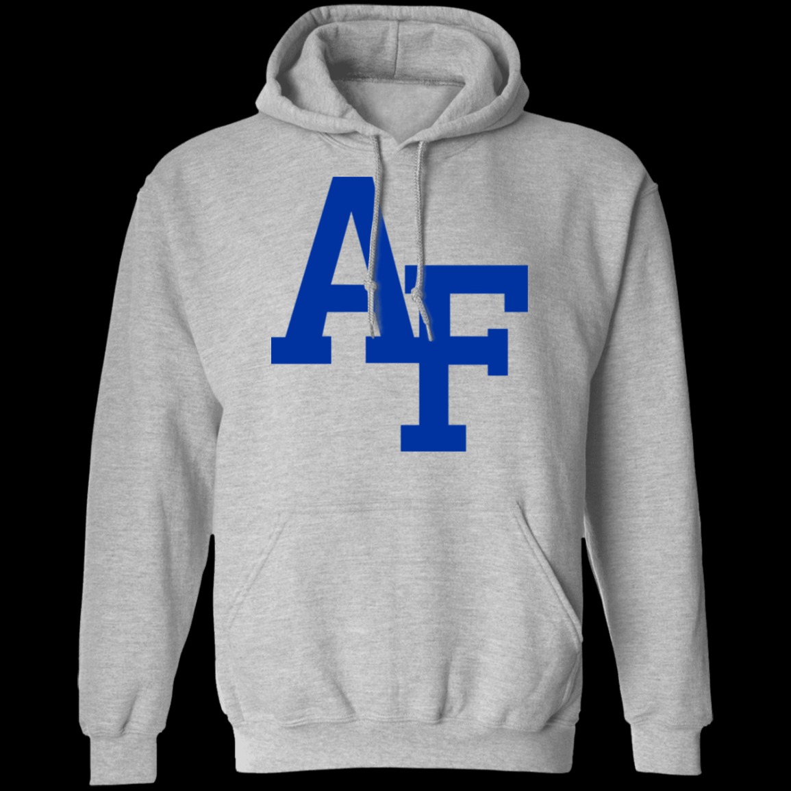 Air Force Falcons Logo Unisex Pullover Hoodie-Sport Grey