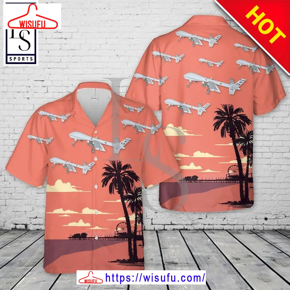 Air National Guard 163d Attack Wing Mq-9 Reaper Hawaiian Shirt, New Fashion Gifts