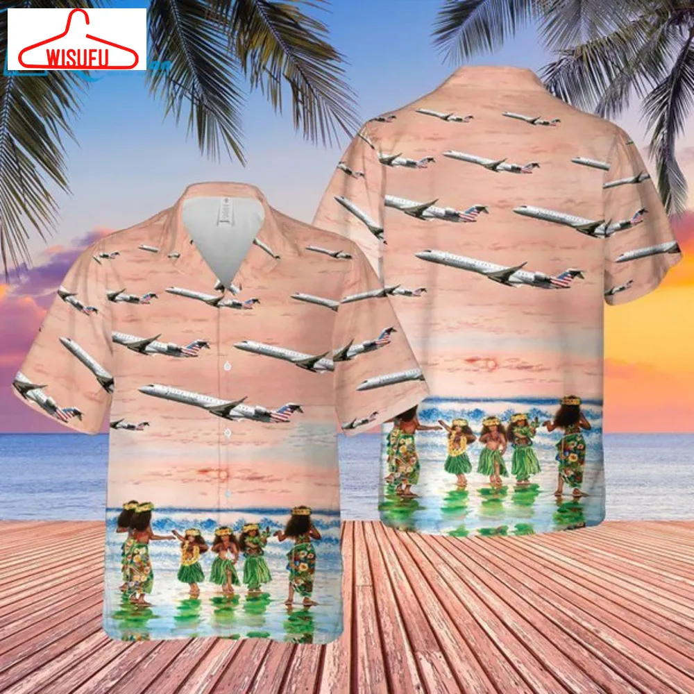 Airlines Bombardier Hawaiian Shirt, Best Gift Ideas, New Fashion Gifts