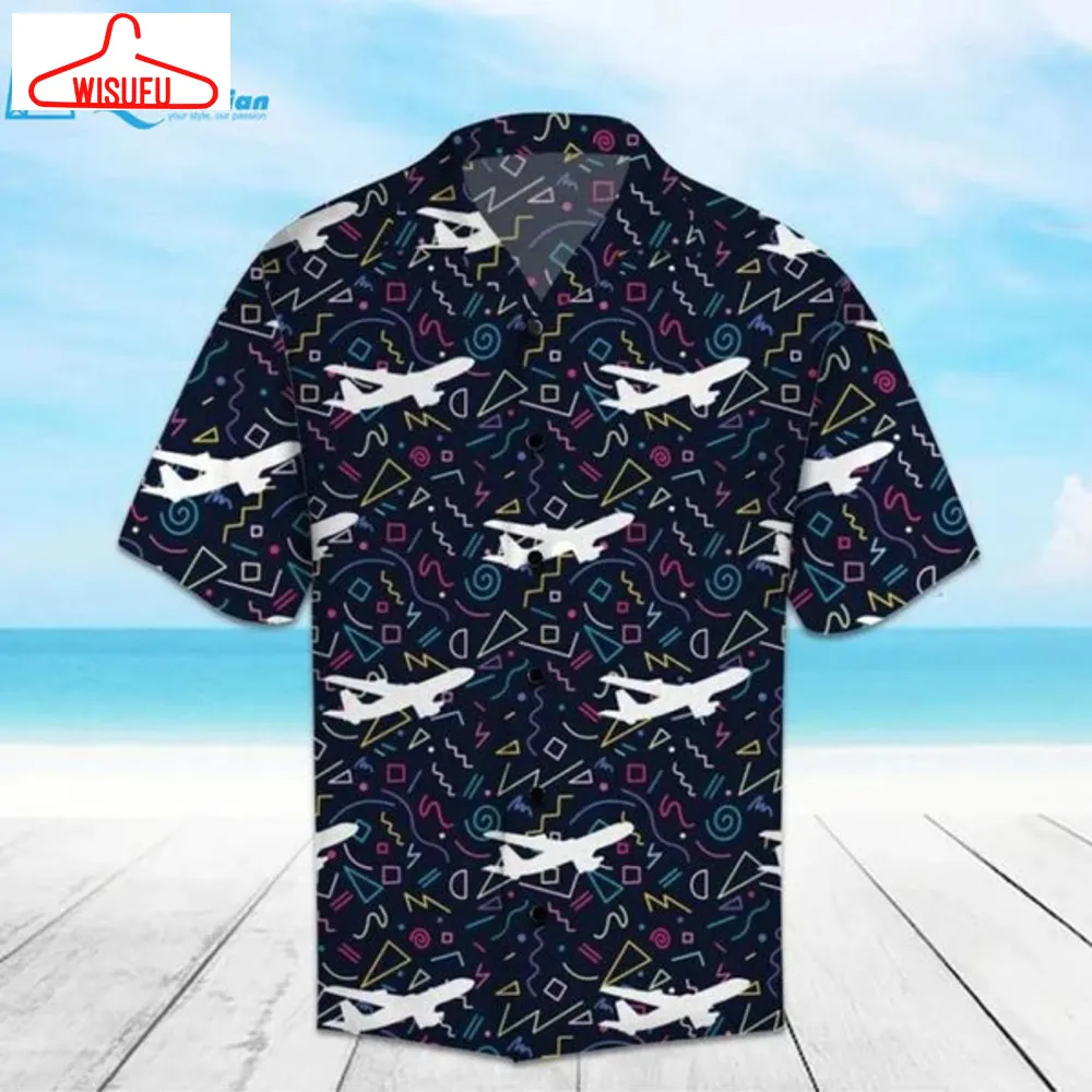 Airplane Hawaiian Shirt, Best Gift Ideas, New Fashion Gifts Vtbl37160