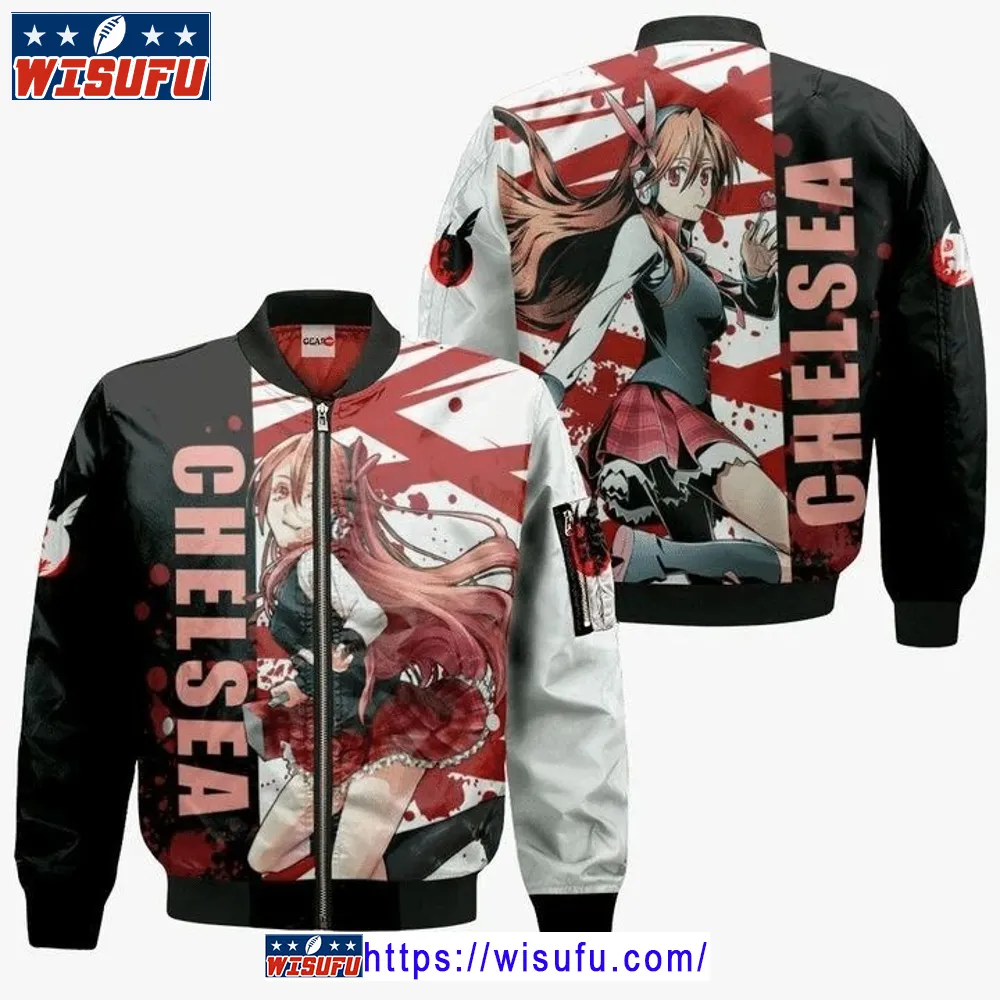 Akame Ga Kill Chelsea Anime Manga 3d Bomber Jacket