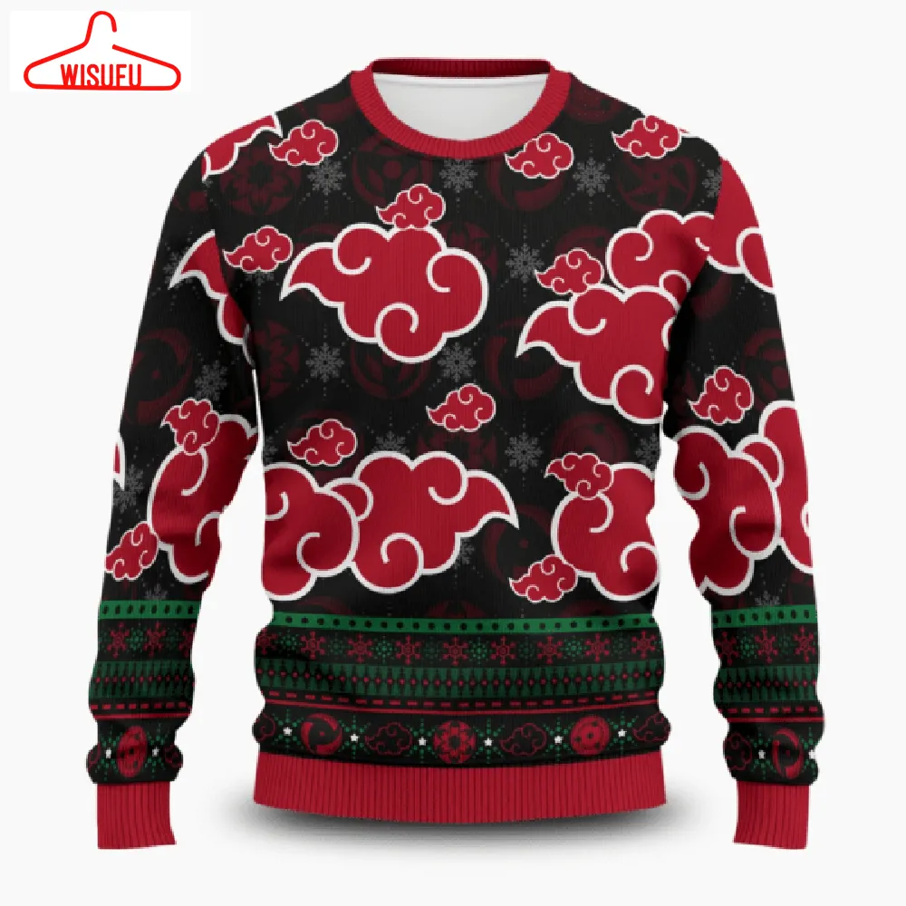 Akatsuki Naruto Anime 4 Ugly Sweater, Akatsuki Naruto Anime Gift Fan Ugly Sweater