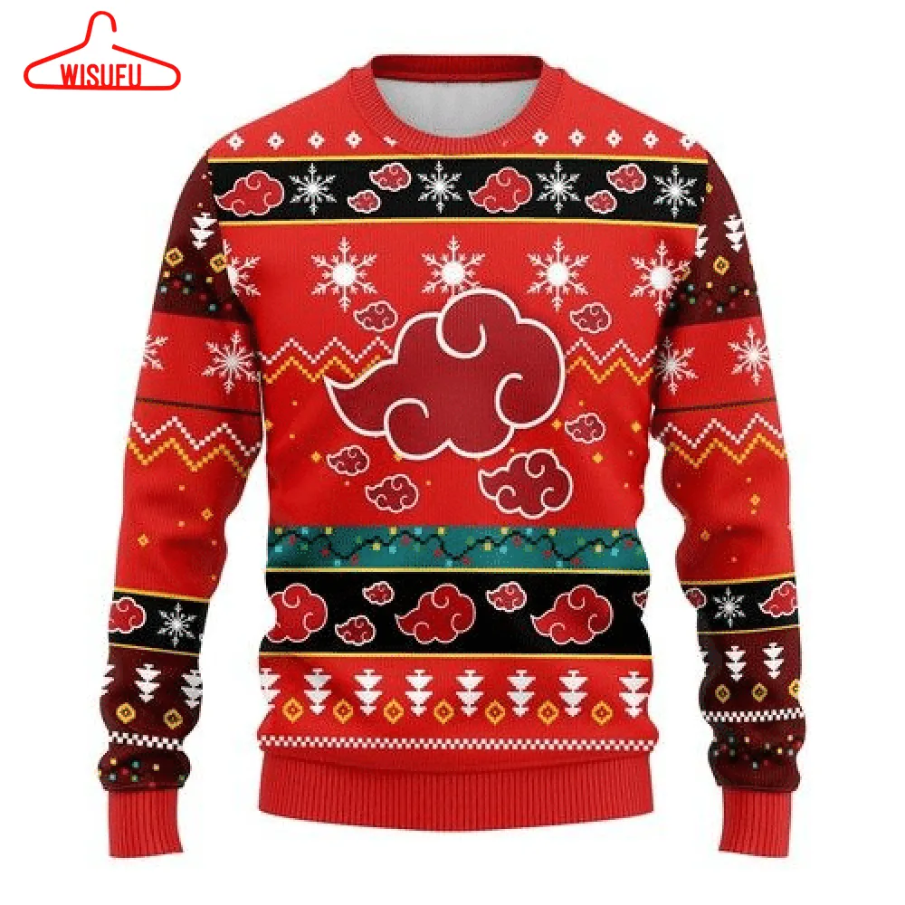 Akatsuki Naruto Anime 7 Ugly Sweater, Akatsuki Naruto Anime Gift Fan Ugly Sweater