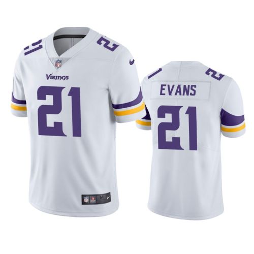 Akayleb Evans 21 Minnesota Vikings White Vapor Jersey