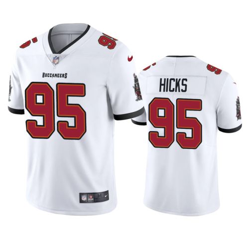 Akiem Hicks 95 Tampa Bay Buccaneers White Vapor Jersey