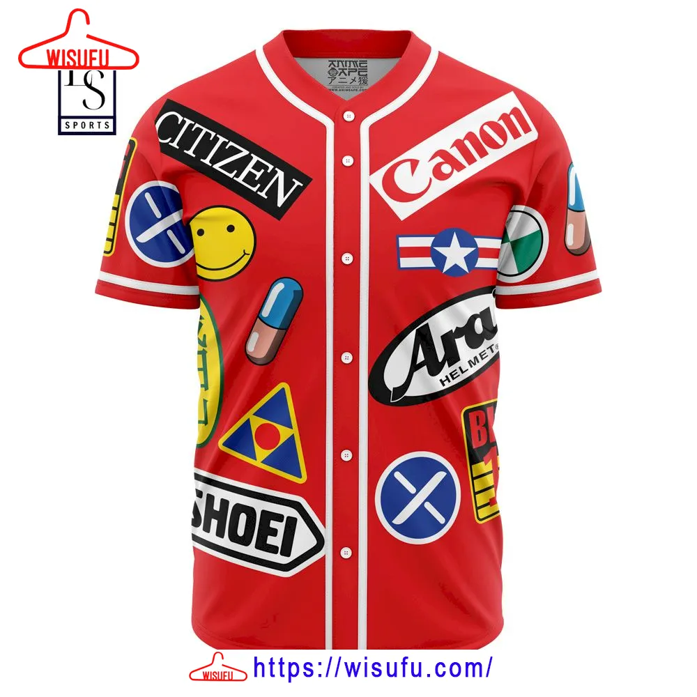 Akira Full Decals Baseball Jersey, New Fashion Gifts