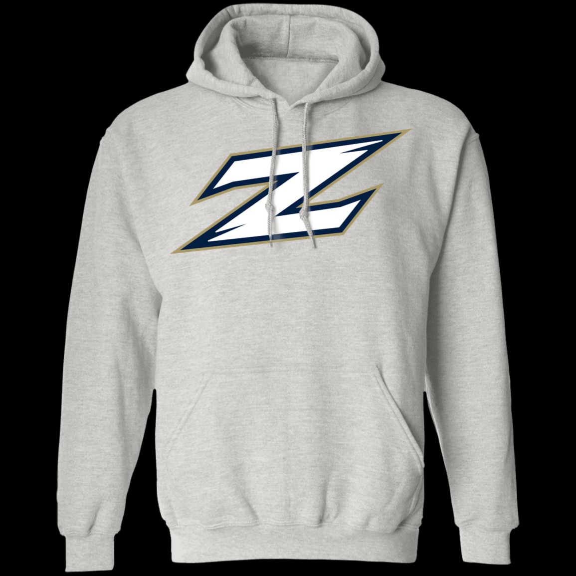 Akron Zips Logo Unisex Pullover Hoodie-Sport Grey