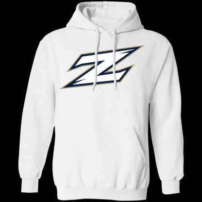 Akron Zips Logo Unisex Pullover Hoodie-White