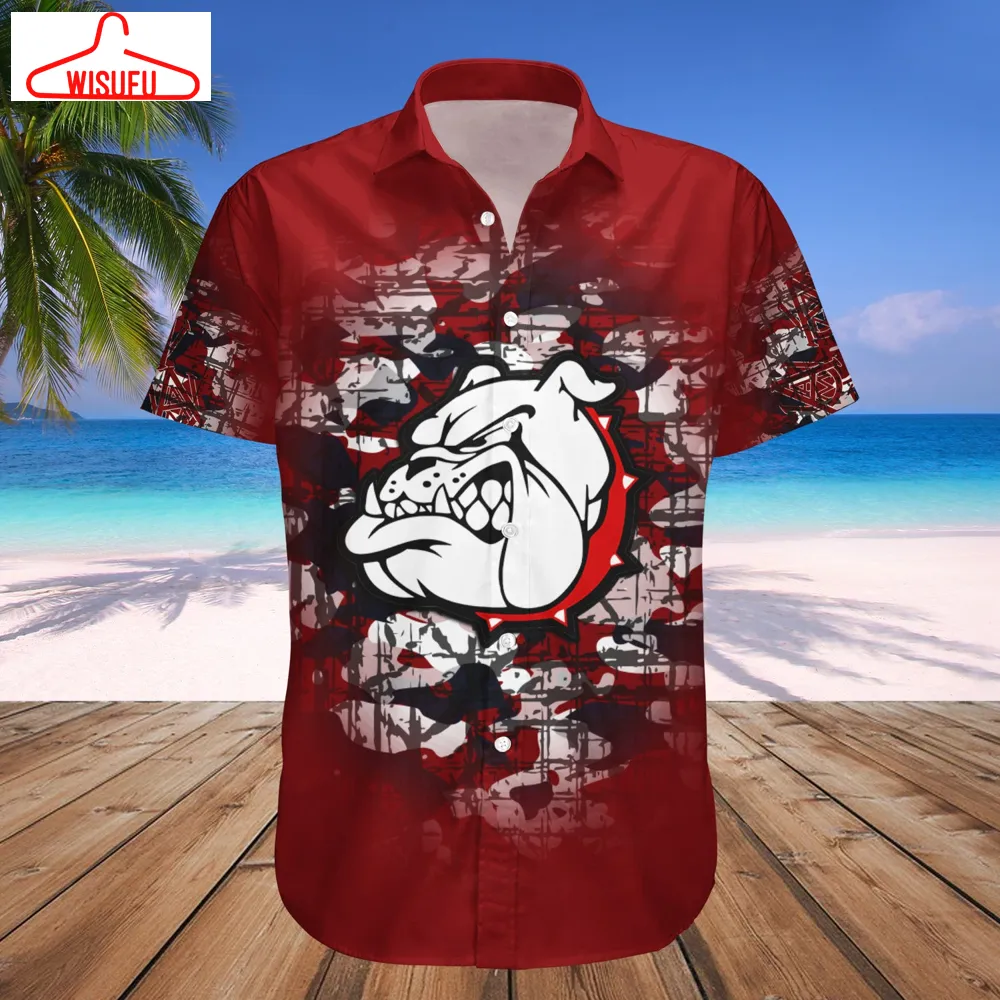 Alabama A&m Bulldogs Camouflage Vintage Hawaiian Shirt, New Fashion Gifts