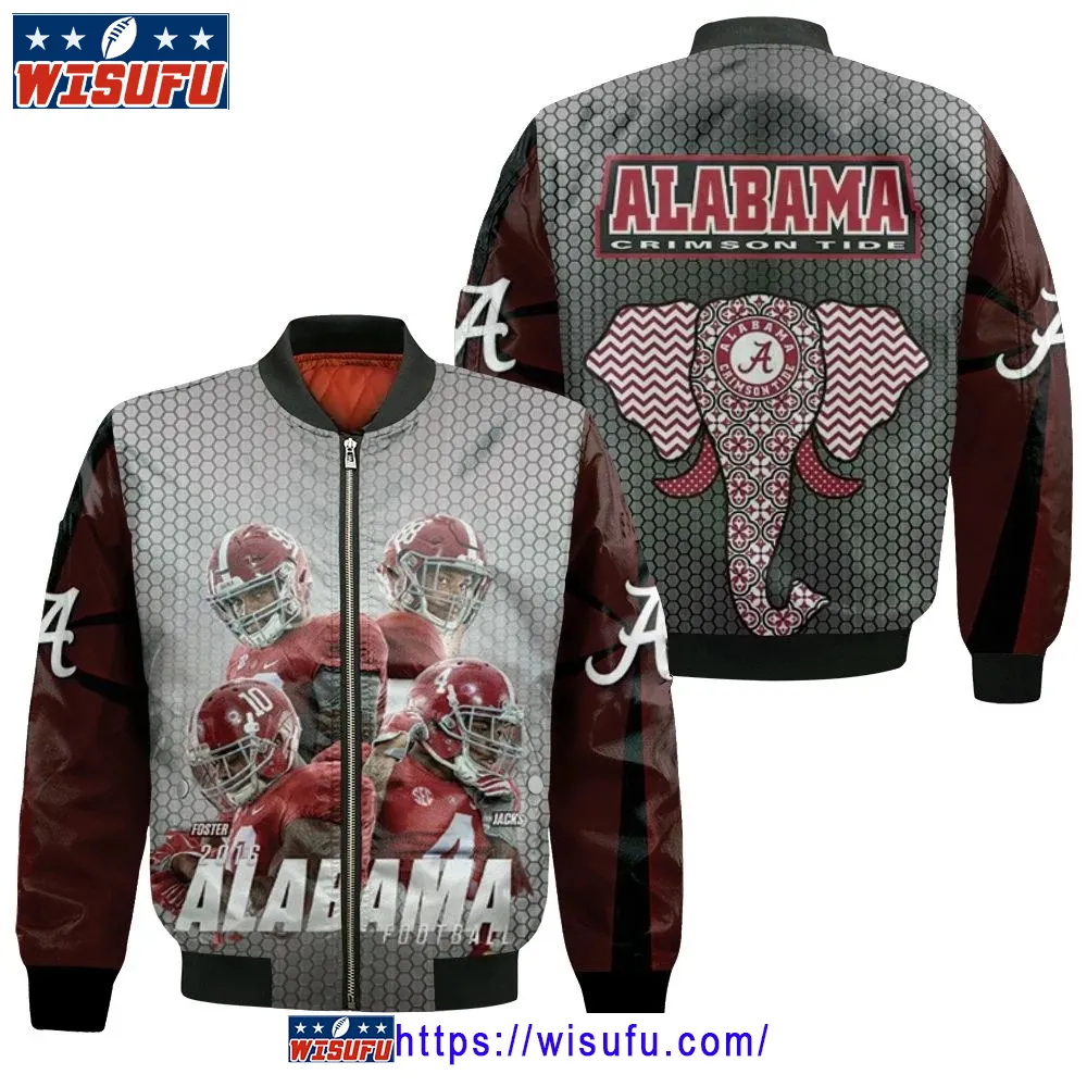 Alabama Crimson Tide Allen Howard Foster Jackson 2016 Bomber Jacket