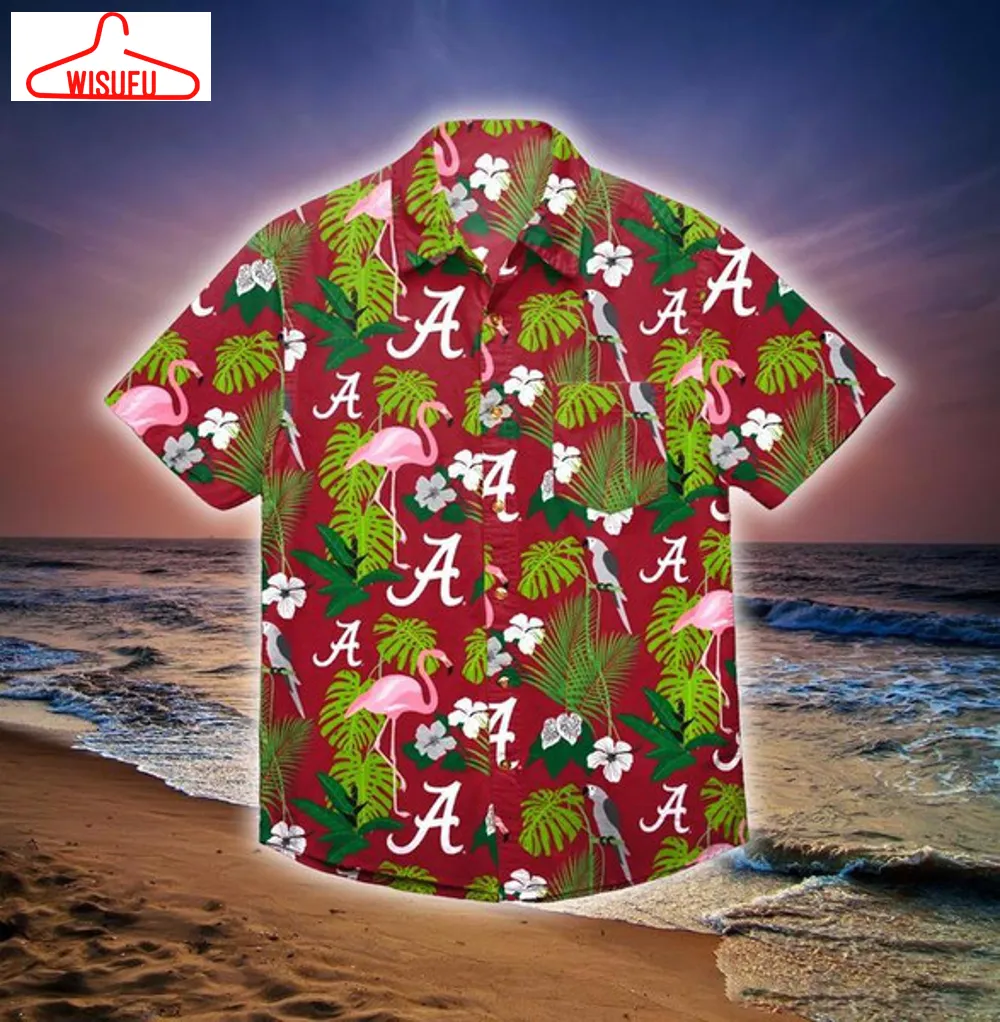 Alabama Crimson Tide Hawaii Hawaiian Shirt Fashion Tourism For Men, Best Gift Ideas, New Fashion Gifts