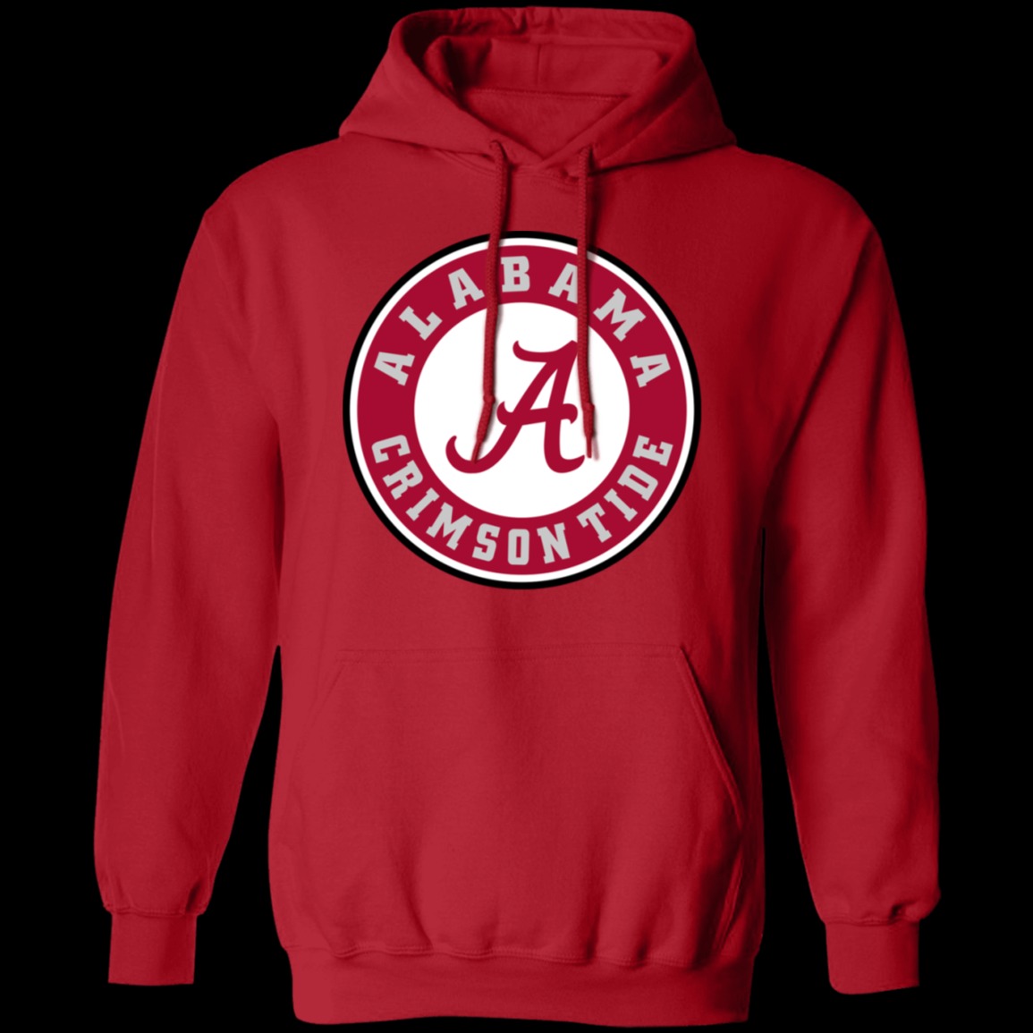 Alabama Crimson Tide Logo Pullover Hoodie-Red