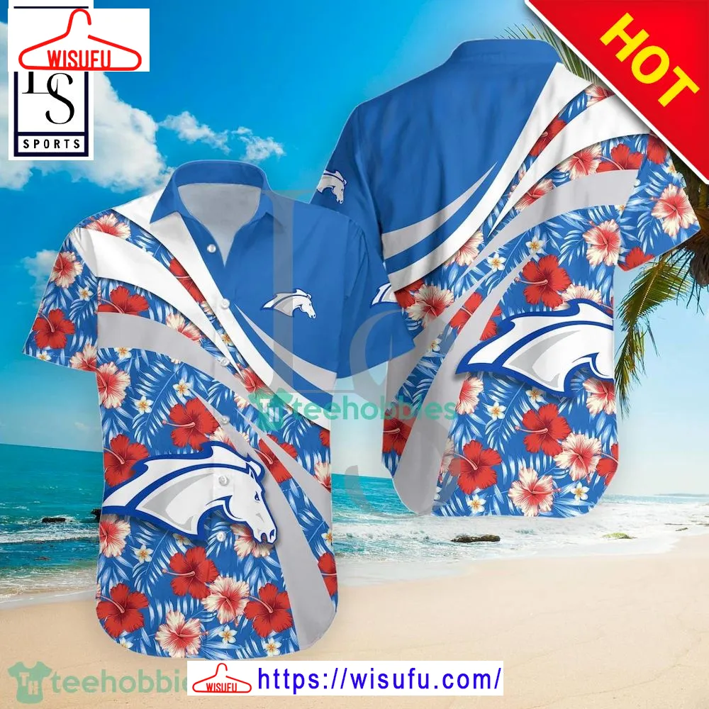 Alabama Huntsville Chargers Nca-a Hibiscus Tropical Flower Hawaiian Shirt, New Fashion Gifts