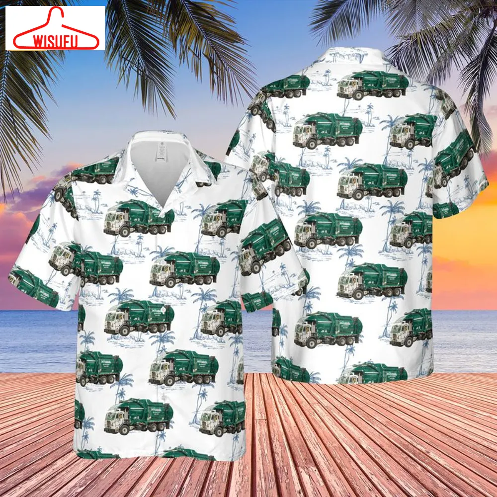 Alaska Waste Garbage Truck Hawaiian Shirt, New Fashion Gifts