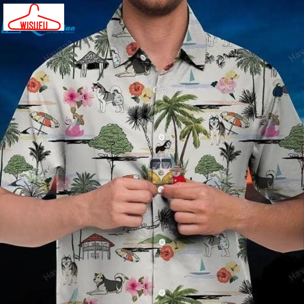 Alaskan Malamute Hawaiian Shirt Hawaii Beach Retro, Best Gift Ideas, New Fashion Gifts Vtbl75023