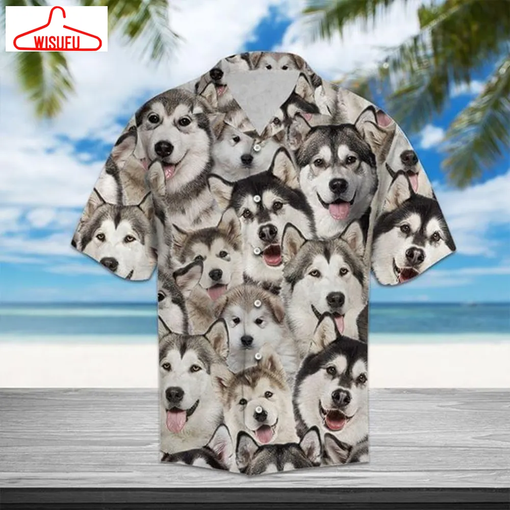 Alaskan Malamute Hawaiian Summer Vacation For Dog Lover 3d T Shirt Hoodie Best Gift Ideas, New Fashion Gifts