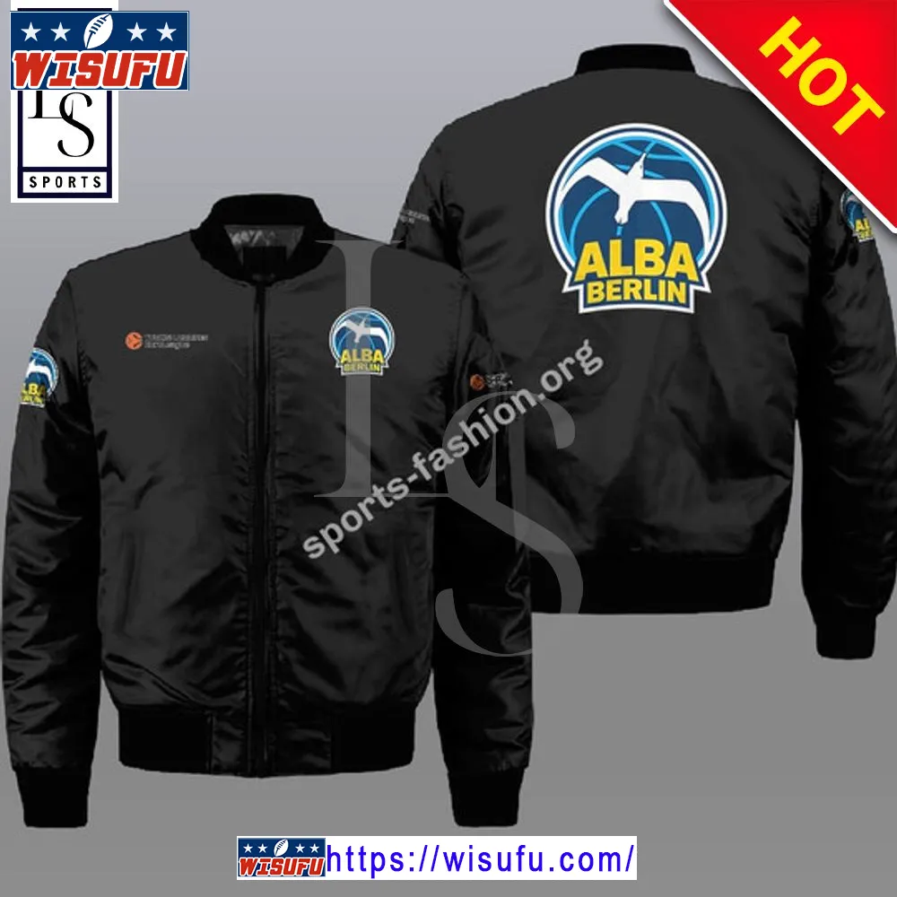 Alba Berlin Black Bomber Jacket