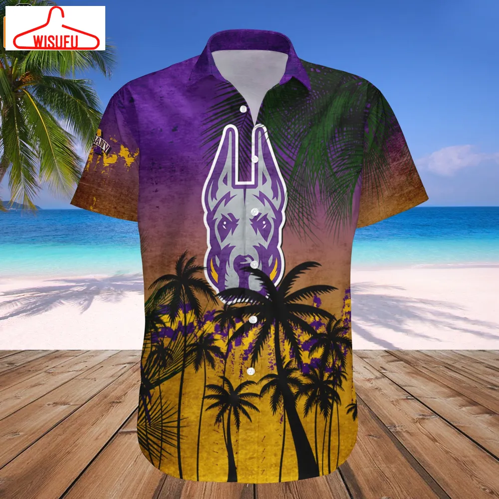 Albany Great Danes Coconut Tree Tropical Grunge Hawaiian Shirt, New Fashion Gifts