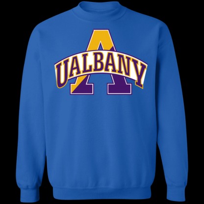 Albany Great Danes Logo Crewneck Unisex Sweatshirt-Royal