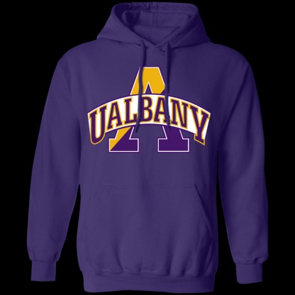 Albany Great Danes Logo Unisex Pullover Hoodie-Puprle