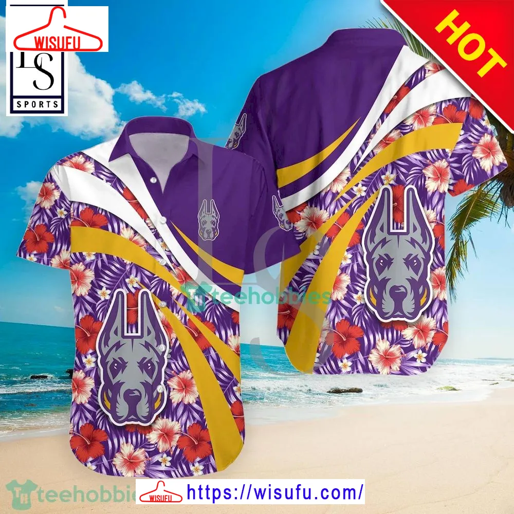 Albany Great Danes Nc-aa Hibiscus Tropical Flower Hawaiian Shirt, New Fashion Gifts