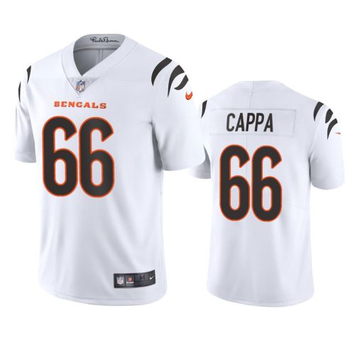 Alex Cappa 66 Cincinnati Bengals White Vapor Jersey